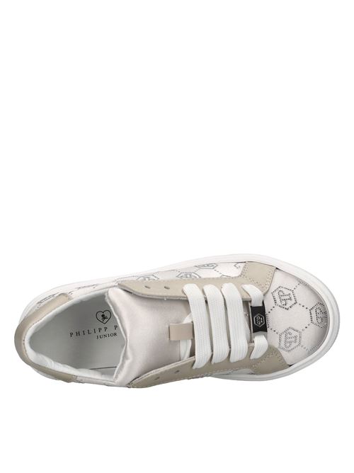 Sneakers in raso e strass PHILIPP PLEIN | 80026 RASO/GINEVRABEIGE